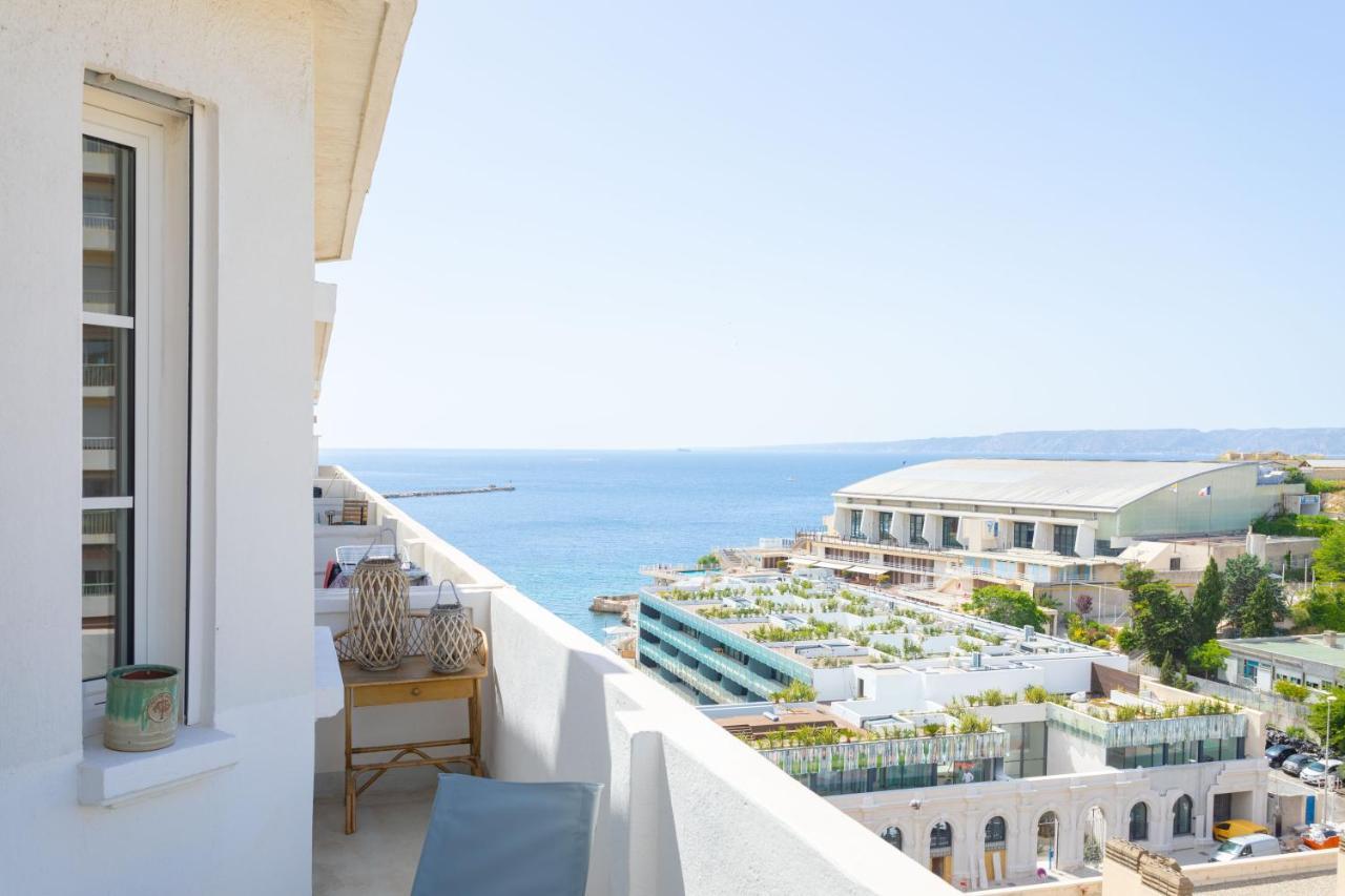 Maisonmars - Catalans Sur Mer - Appartement 1 Chambre - 4 Pers - Terrasse Vue Mer Clim Marsilya Dış mekan fotoğraf
